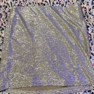 bcbgeneration gold skirt